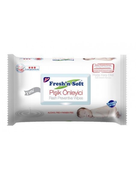 Fresh'n Soft Pişik Önleyici Islak Bebek Havlusu