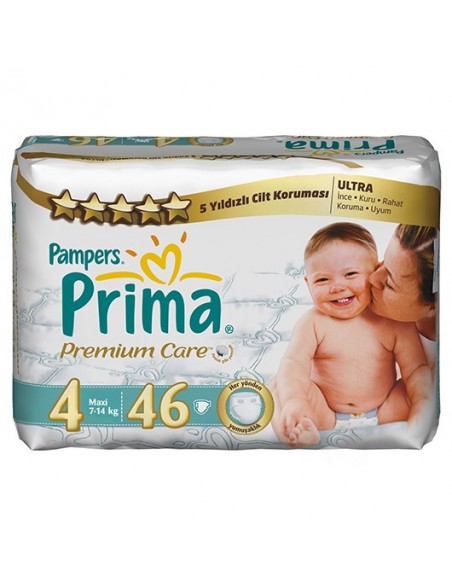 Prima Premium Care Maxi 4 Numara 46'lı Bebek Bezi