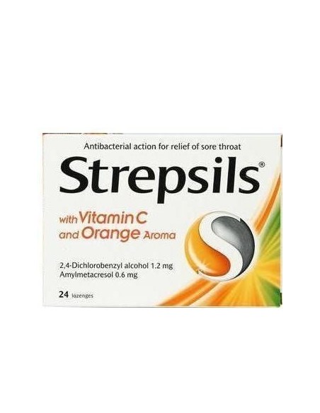 Strepsils Pastil Portakallı C Vitaminli