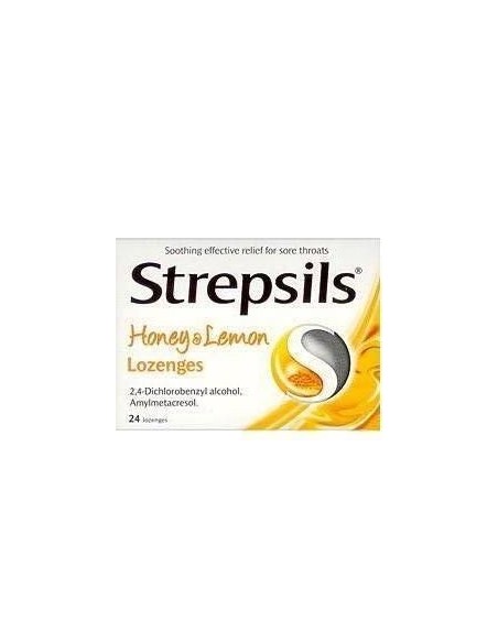 Strepsils Bal ve Limon Aromalı Pastil 24 Pastil