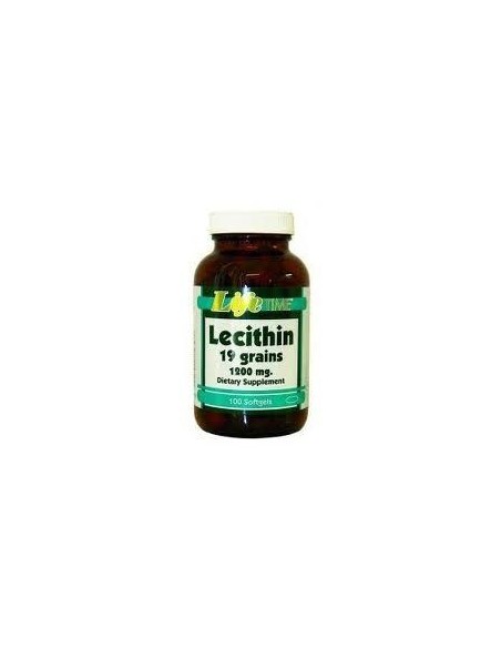 LifeTime Lecithin 19 grains 1200 mg 100 Softgels