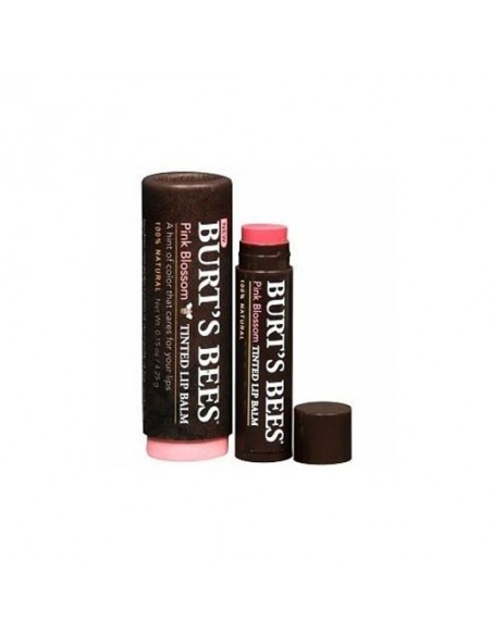 Burts Bees Tinted Lip Balm Pink Blossom 4,25 ml Renkli Doğal Dudak Bakım Kremi