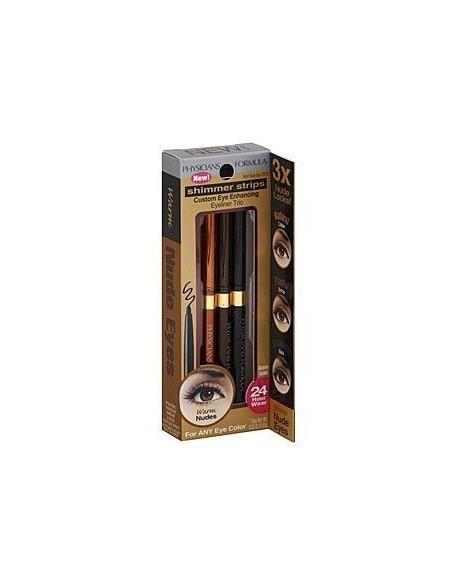 Physicians Formula Shimmer Strips Custom Eye Enhancing Eyeliner Trio(Warm Nude Eyes)