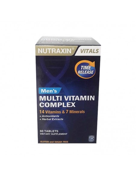 Nutraxin Mens Multi Vitamin Complex 60 Tablets