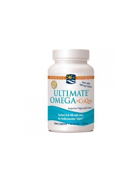 Nordic Naturals Ultimate Omega + CoQ10 60 Soft Gels