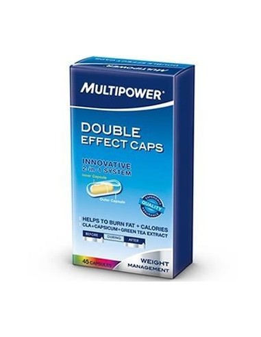 Multipower Double Effect  45 Caps CLA+Biber+YeşilÇay+Chromium