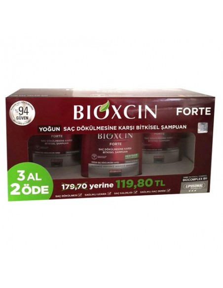 Bioxcin Forte Şampuan 3 al 2 öde