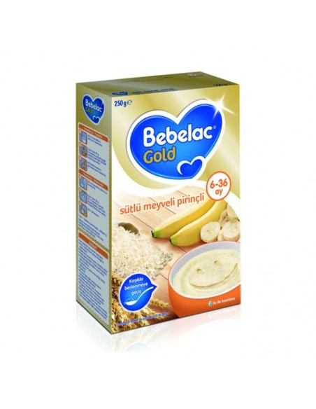 Bebelac Gold Sütlü Meyveli Pirinçli 250 g.