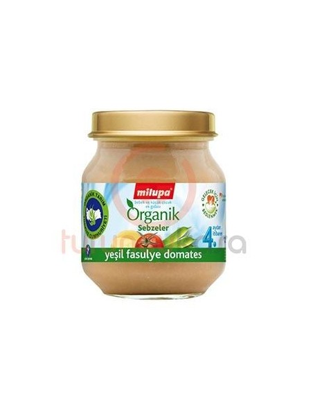 Milupa Yeşil Fasulye Domates Kavanoz Maması 125gr