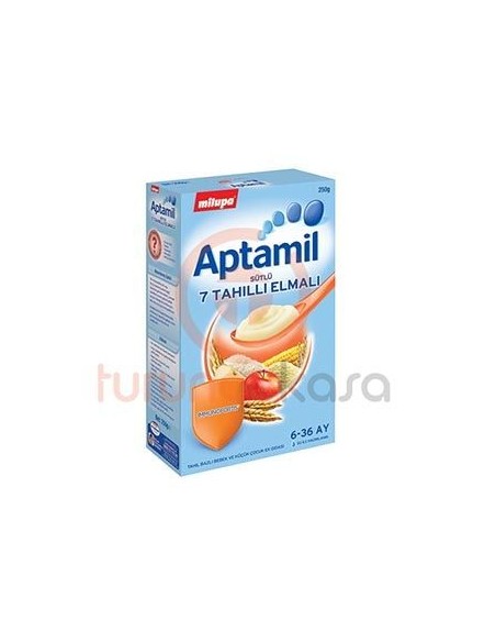 Milupa Aptamil Sütlü 7 Tahıllı Elmalı 250 gr