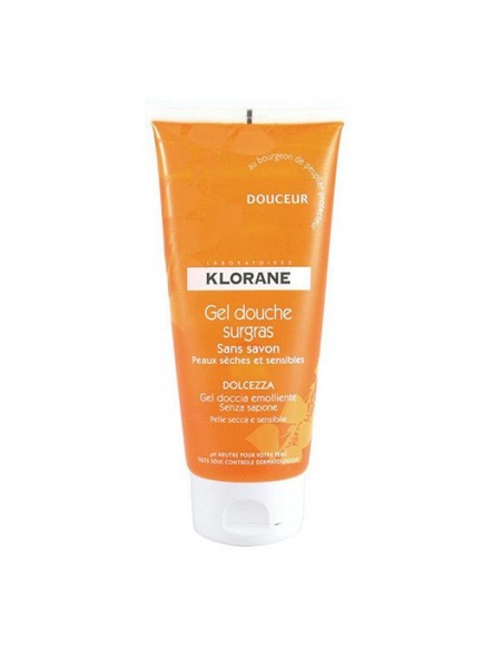 Klorane Gel Douche Surgras Douceur 200 ml Portakal Çiçeği ve Gül Esanslı Duş Jeli