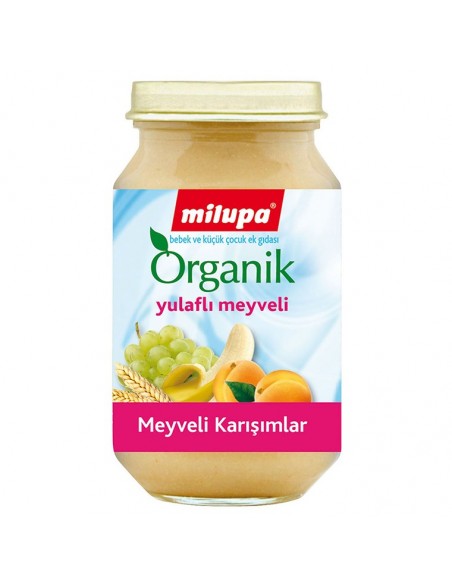 Milupa Organik Yulaflı Meyveli Kavanoz Maması 200 g