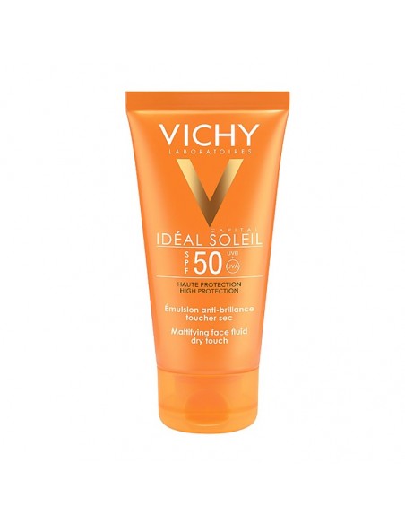 Vichy Ideal Soleil Dry Touch Yüksek Korumalı Yüz Emulsiyonu Spf 50 50 ml