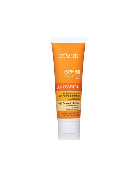 Cosmed Sun Essential SPF 50+ Yağlı Cilt İçin Güneş Kremi 50 ml