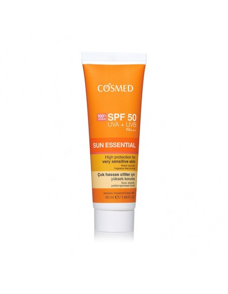 Cosmed Sun Essential SPF 50+50 ml Çok Hassas Ciltler İçin Güneş Kremi