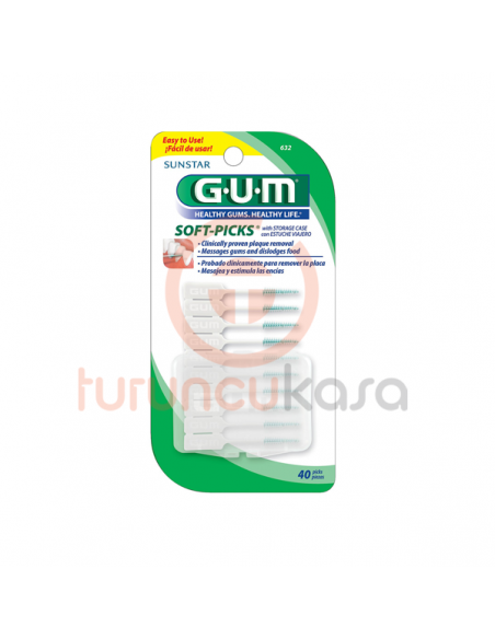 GUM Soft-Picks Fluoride Arayüz Fırçası Large 40Adet