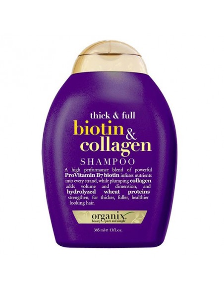 Organix Biotin & Collagen Shampoo 385 ml - Full Dolgunlaştırıcı ve Uzatıcı Şampuan