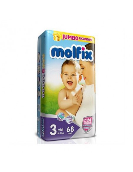 Molfix Jumbo 3 Numara (4-9 kg) 68 Adet