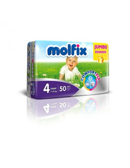 Molfix Jumbo 4 Numara (7-14 kg) 50 Adet