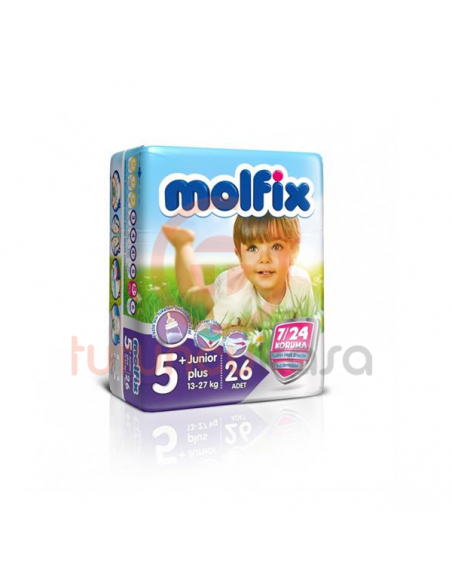 Molfix İkiz Paket 5+ Numara (13-27 kg) 26 Adet