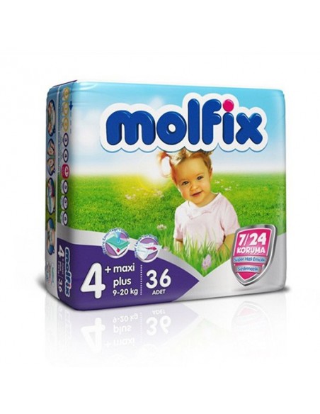 Molfix İkiz Maxi 4+ Numara (9 - 20 kg) 36lı