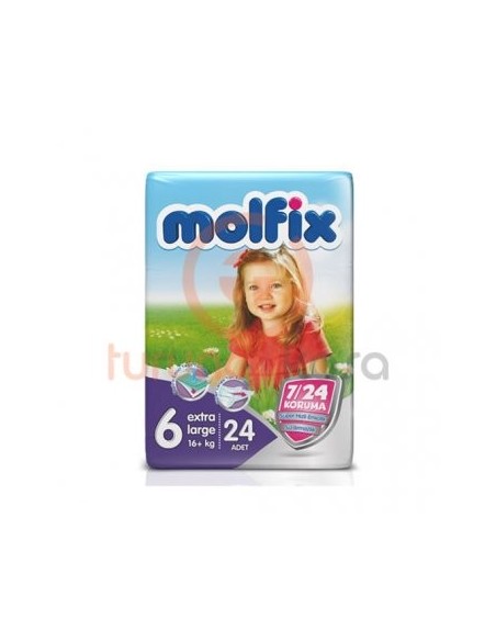 Molfix Extra Large 6 Numara (16+ kg) 24 Adet