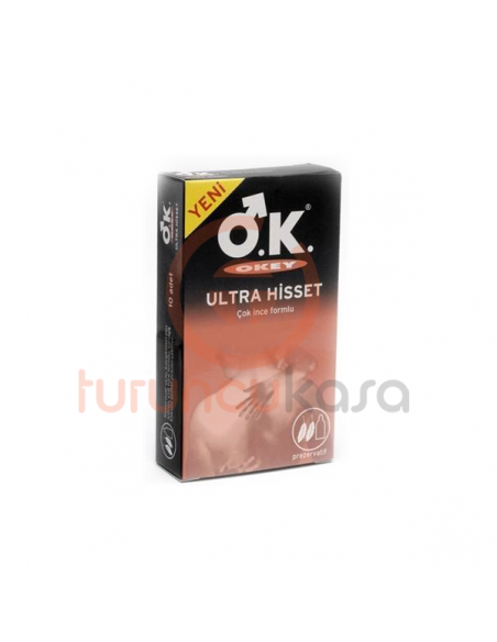 Okey Ultra Hisset (Çok İnce Formlu) 10'lu Prezervatif