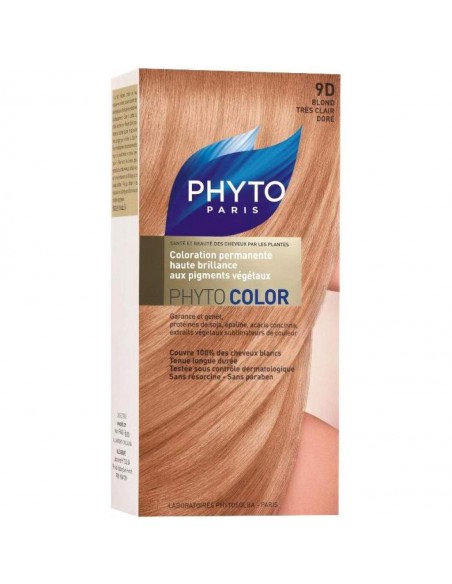 Phyto Color Saç Boyası 9D Açık Sarı Dore (Blond Tres Clair Dore)