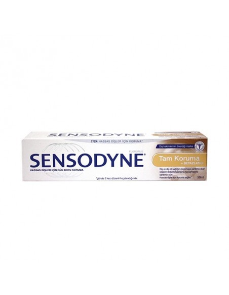 Sensodyne Tam Koruma Beyazlaştırıcı Diş Macunu 50 ml.