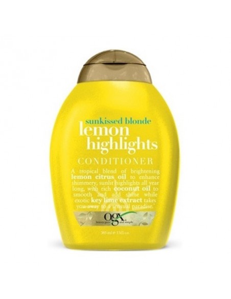 Organix Lemon Highlights Conditioner 385 ml Sarı Saçlar İçin Saç Bakım Kremi