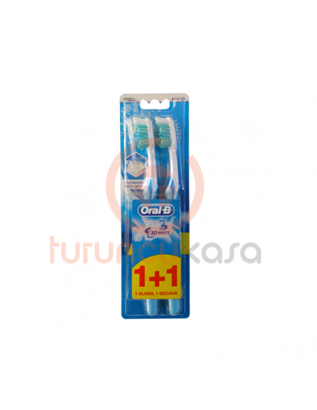 Oral b 3D Whitediş Fırcası 1+1 Medium