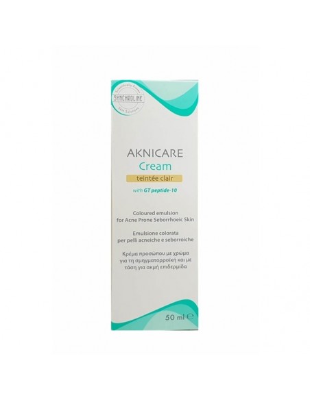 Synchroline Aknicare Cream Teintee Clair Renkli 50 ml