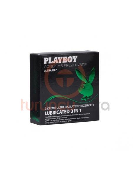  Playboy 3in1 Ultra Haz 3'lü Prezervatif