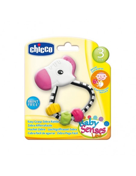 Chicco Baby Senses Line Kolay Kavranan Çıngırak Zebra