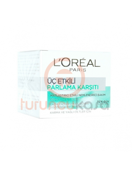 Loreal Paris Üç Etkili Parlama Karşıtı Krem 50ml