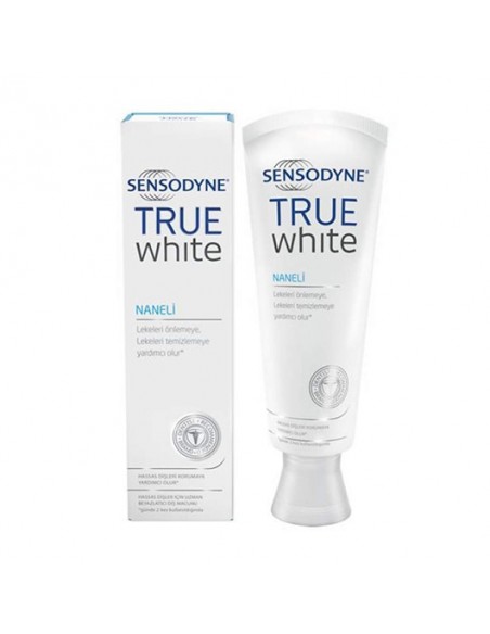 Sensodyne True White Naneli Beyazlatıcı Diş Macunu 75 ml.