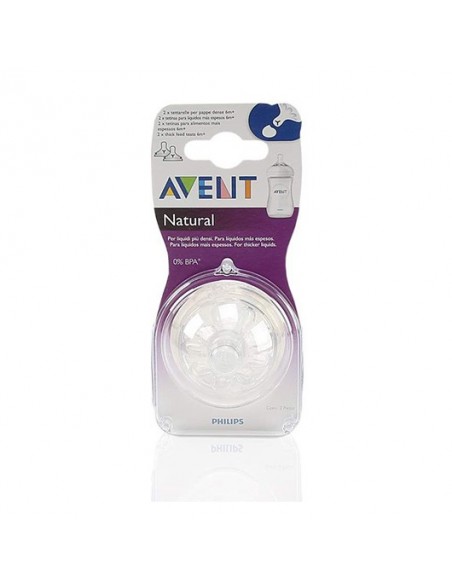 Philips Avent SCF656/27 Y Kesik Natural Biberon Emziği 6M+ 2'li