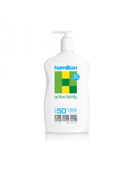 Hamilton SPF 50+ Active Family Lotion 500 ml