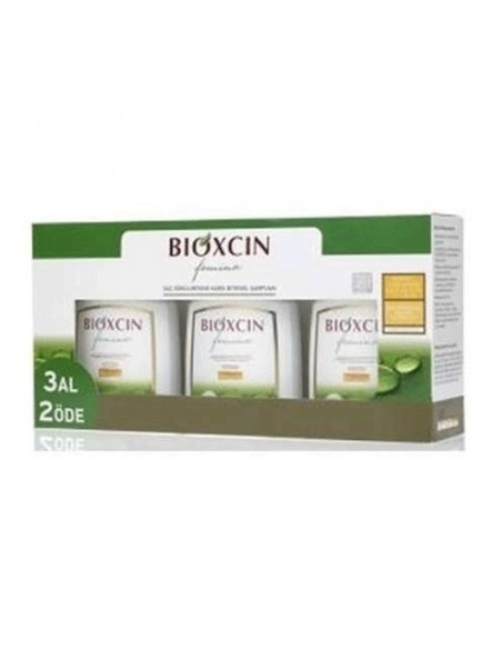 Bioxcin Femina Şampuan 3 Al 2 Öde 2 in 1 Yıpranmış Saçlar 300 ml