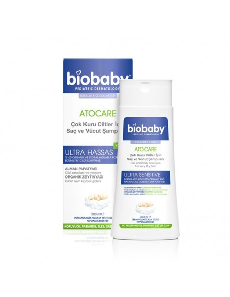 Biobaby Atopik Ciltler İçin Şampuan 300 ml