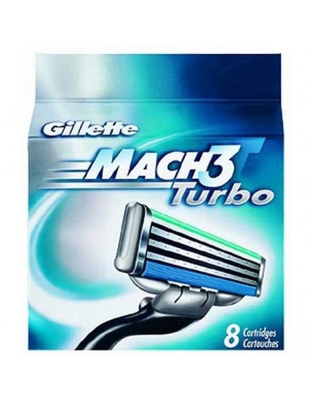 Gillette Mach3 Turbo Yedek Tıraş Bıçağı (8 LI paket)