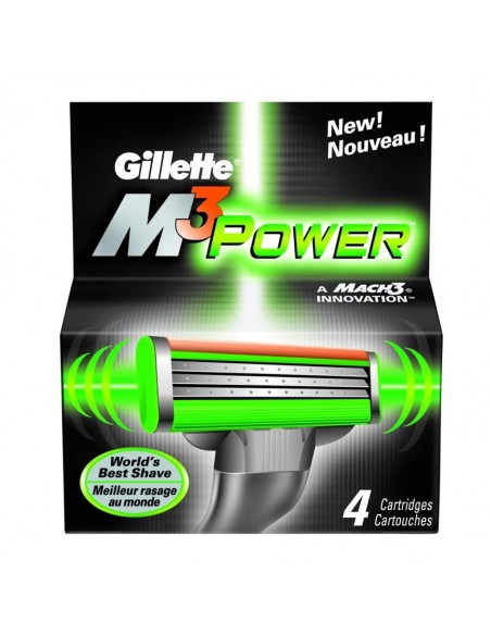 Gillette M3 Power Yedek Bıçak 4'lü