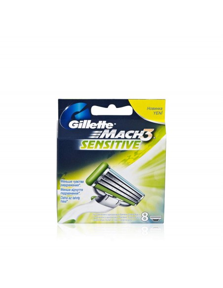 Gillette Mach3 Sensitive Yedek Bıçak 8'li