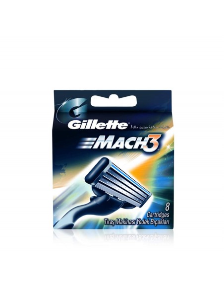 Gillette Mach3 Yedek Bıçak 8'li