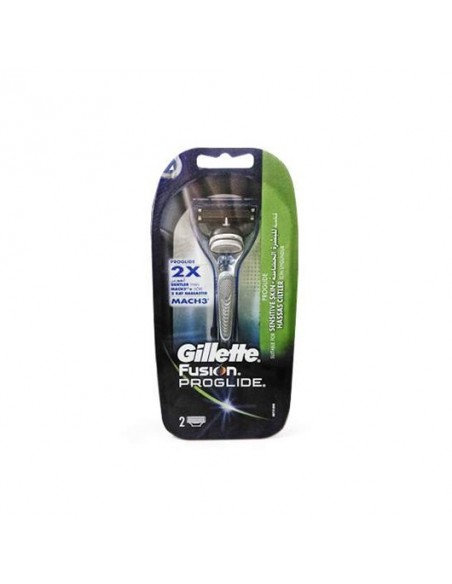 Gillette Fusion ProGlide Tıraş Makinesi Hassas Ciltler İçin Yedekli