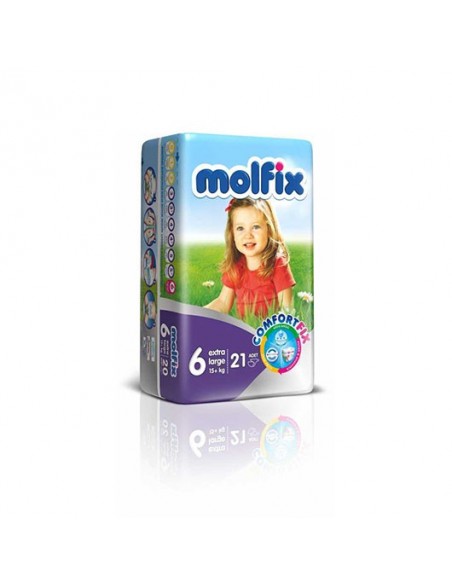 Molfix İkiz Paket Extra Large 6 Numara Bebek Bezi 21 Adet