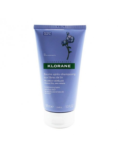 Klorane Lin Conditioner 150 ml Keten Lifi İçeren İnce Telli Saçlar İçin Hacim Veren Saç Kremi