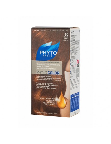 Phyto Color Saç Boyası 6C Koyu Sarı Bakır (Blond Fonce Cuivre)