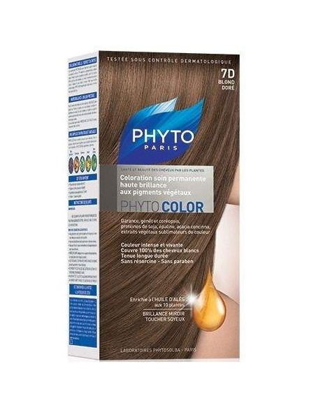 Phyto Color Saç Boyası 7D Dore Sarı (Blond Dore)