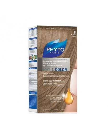 Phyto Color Saç Boyası 8 Açık Sarı (Blond Clair)